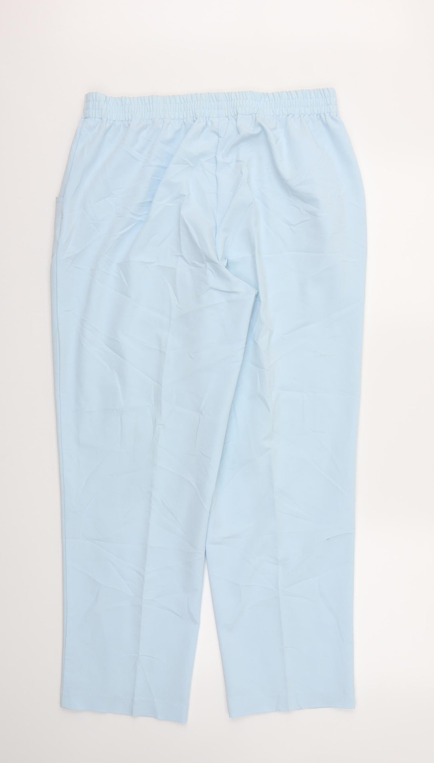 OCEALIS Womens Blue   Trousers  Size M L29 in - Stretch waistband