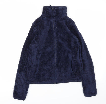 Union Girls Blue   Full Zip Hoodie Size S