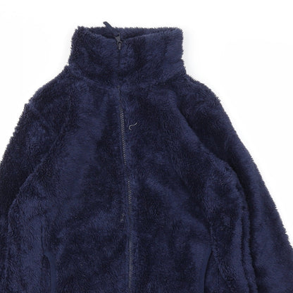 Union Girls Blue   Full Zip Hoodie Size S