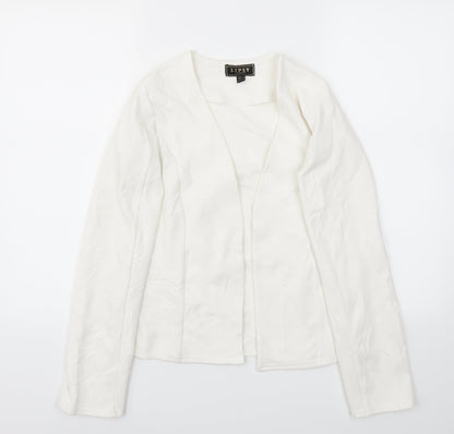 LIPSY  Womens White   Jacket Blazer Size 4