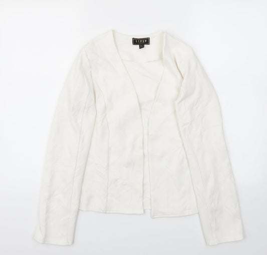 LIPSY  Womens White   Jacket Blazer Size 4
