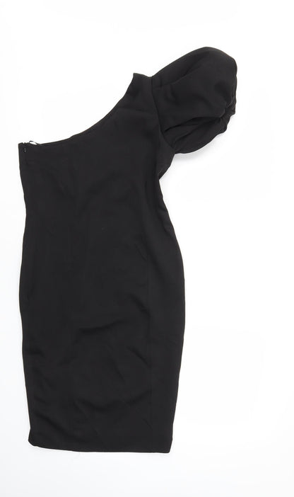 Preworn Womens Black   A-Line  Size 8