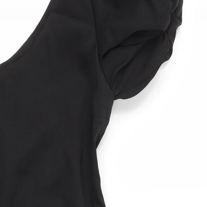 Preworn Womens Black   A-Line  Size 8