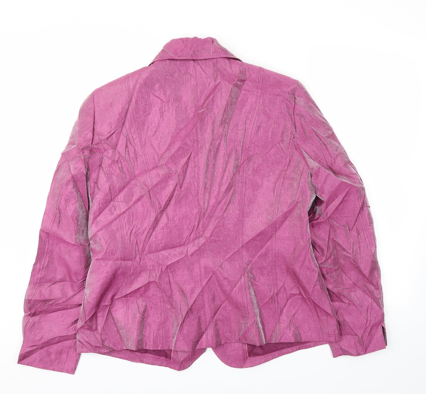 Womens UK Size 16 Gelco Regular Pink Blazer