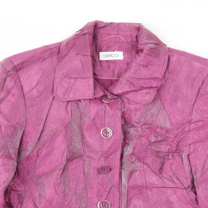 Womens UK Size 16 Gelco Regular Pink Blazer