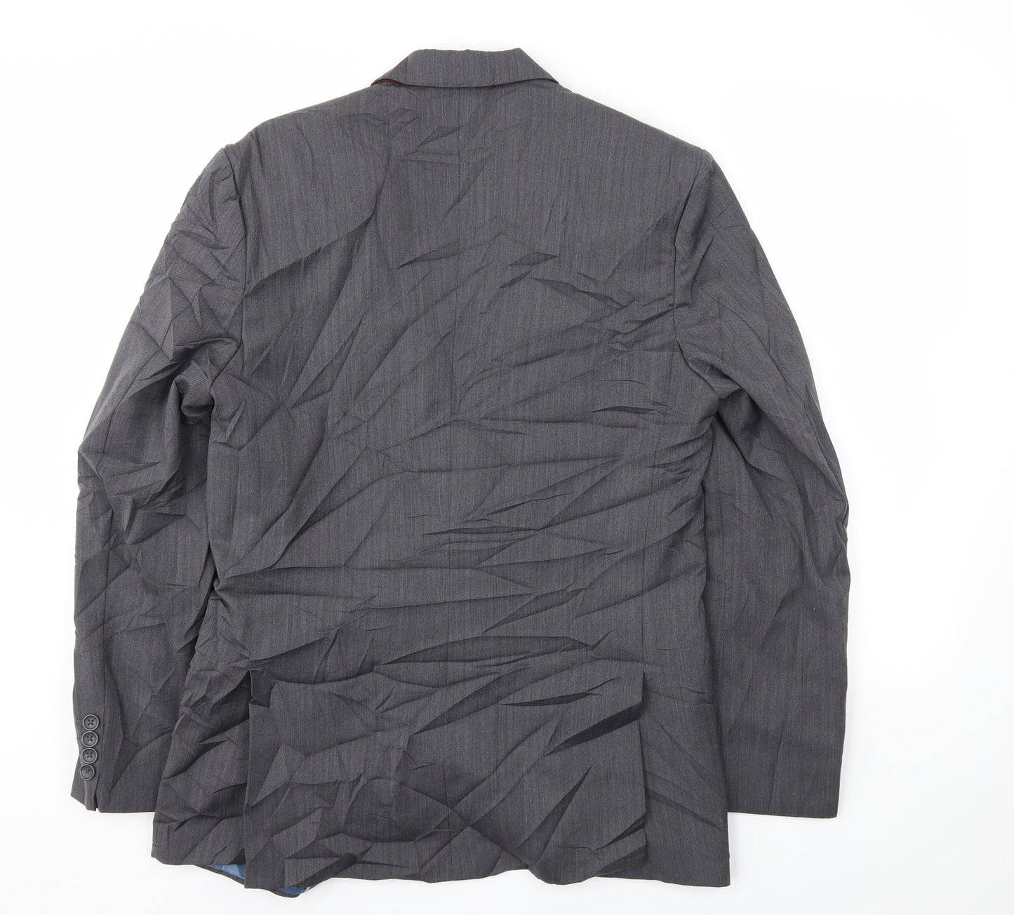 Mens UK Size 40 Preworn Regular Grey Suit Jacket