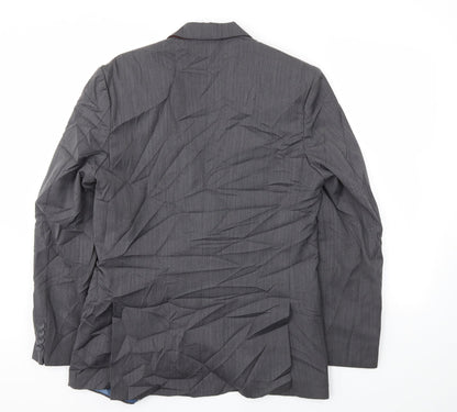 Mens UK Size 40 Preworn Regular Grey Suit Jacket