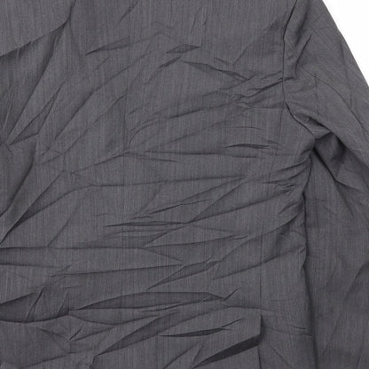 Mens UK Size 40 Preworn Regular Grey Suit Jacket