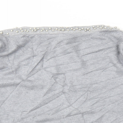 Quiz Womens Grey   Pullover Jumper Size M