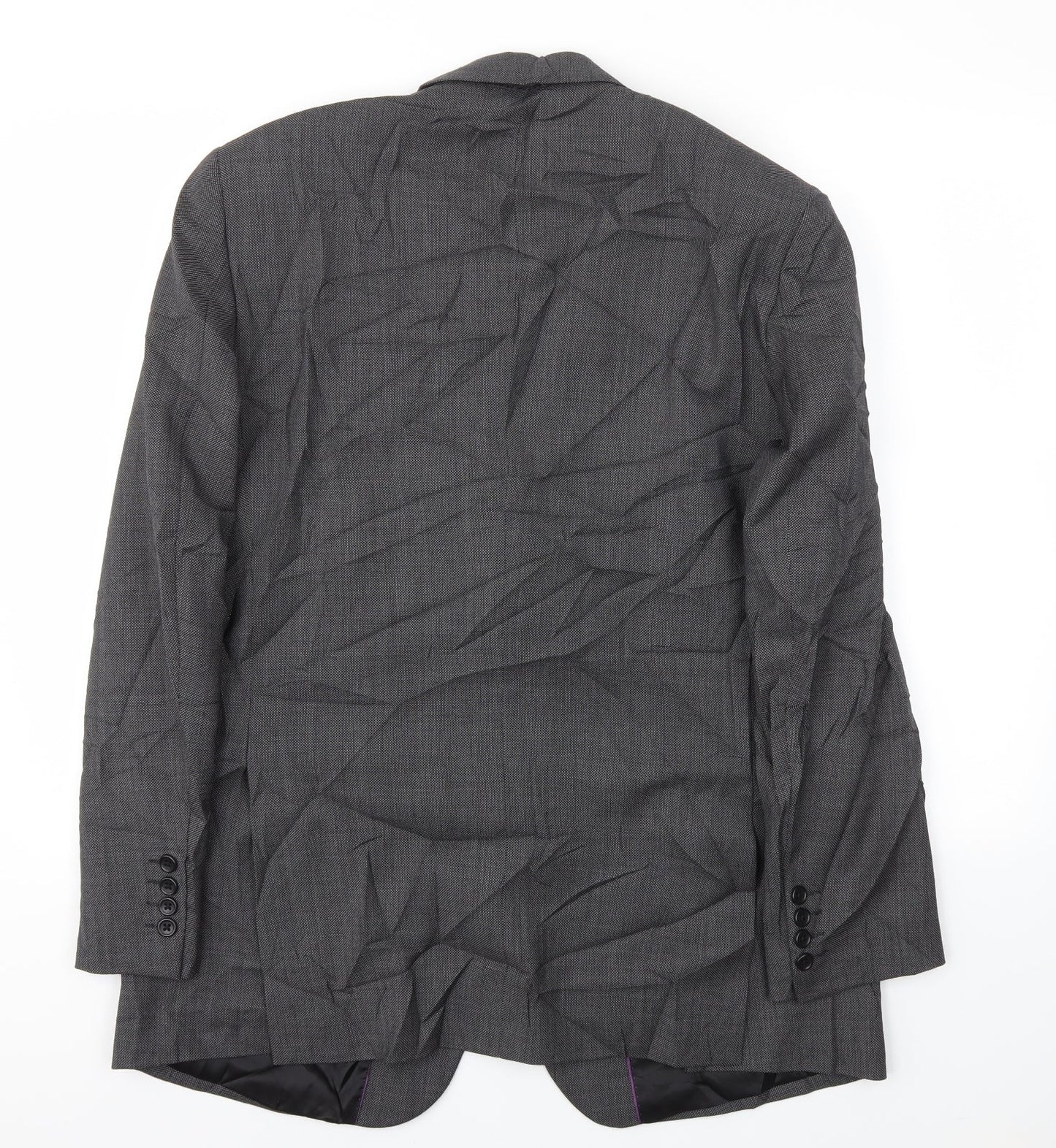 Mens UK Size 40 Brook Taverner Regular Grey Suit Jacket