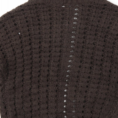 NEWYORK Womens Brown   Cardigan Jumper Size S