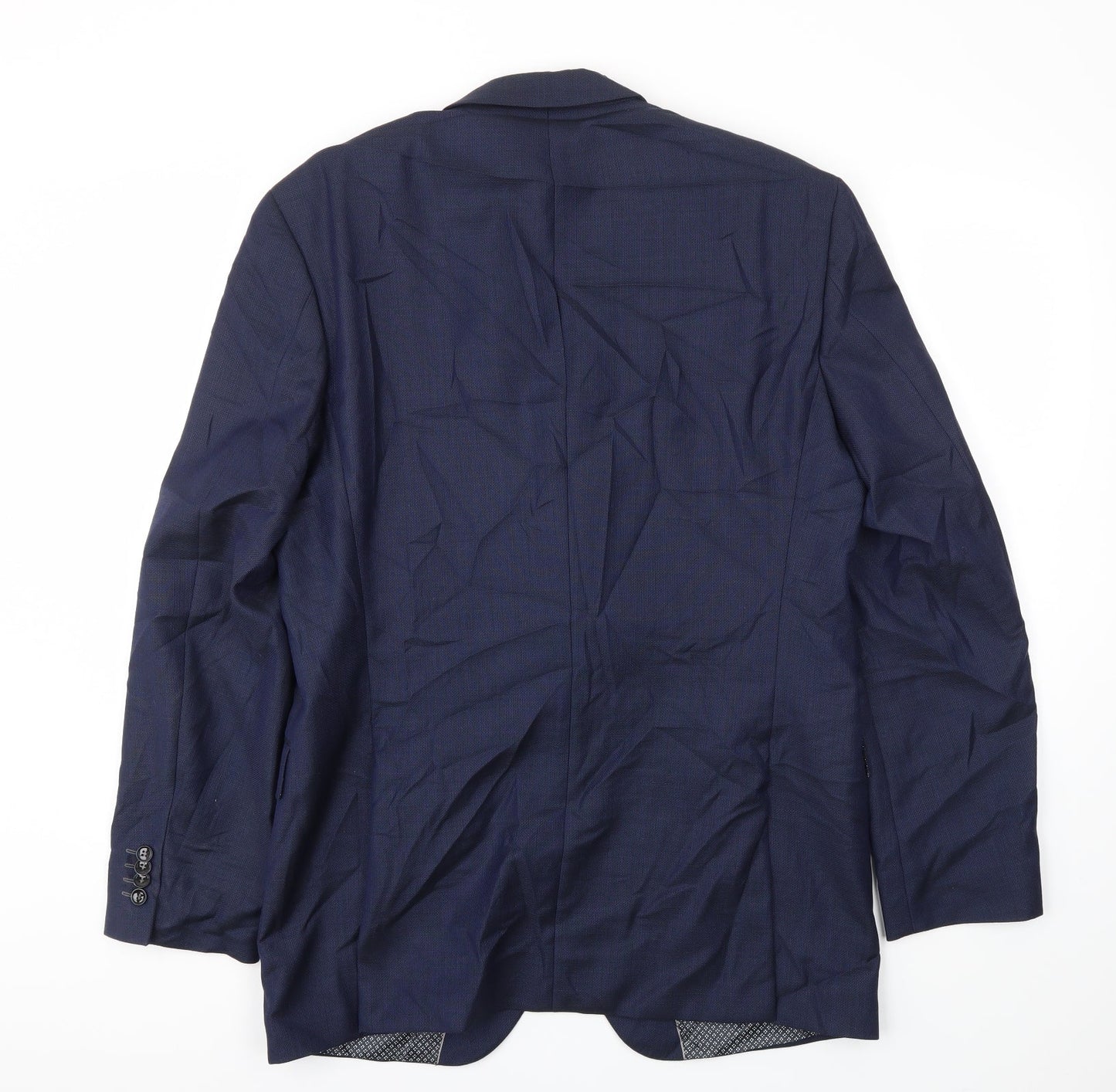 Mens UK Size 40 Preworn Regular Blue Suit Jacket