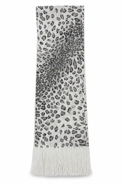 Next Womens Grey Animal Print   Shawl/Wrap