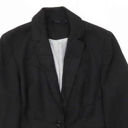 BHS Womens Black   Jacket Blazer Size 12