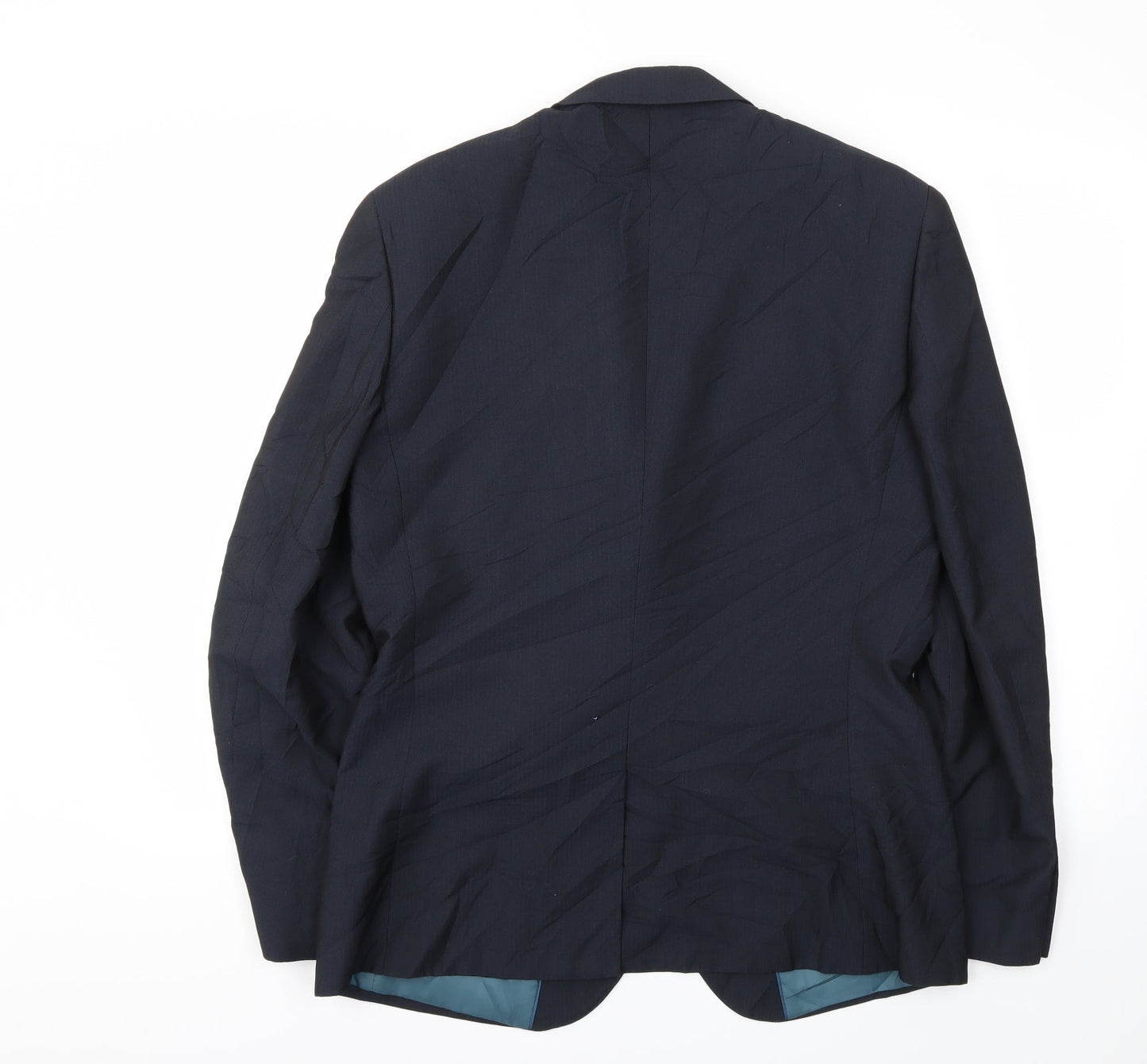 Mens UK Size 40 M&S Regular Blue Suit Jacket
