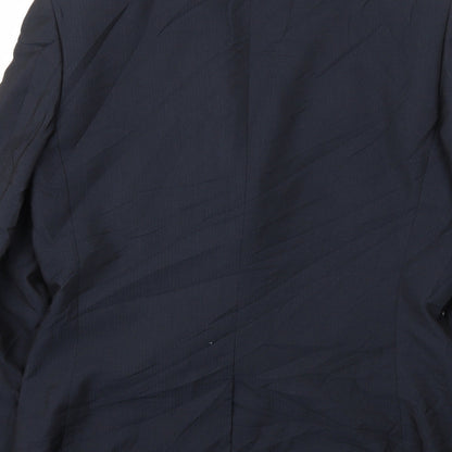 Mens UK Size 40 M&S Regular Blue Suit Jacket