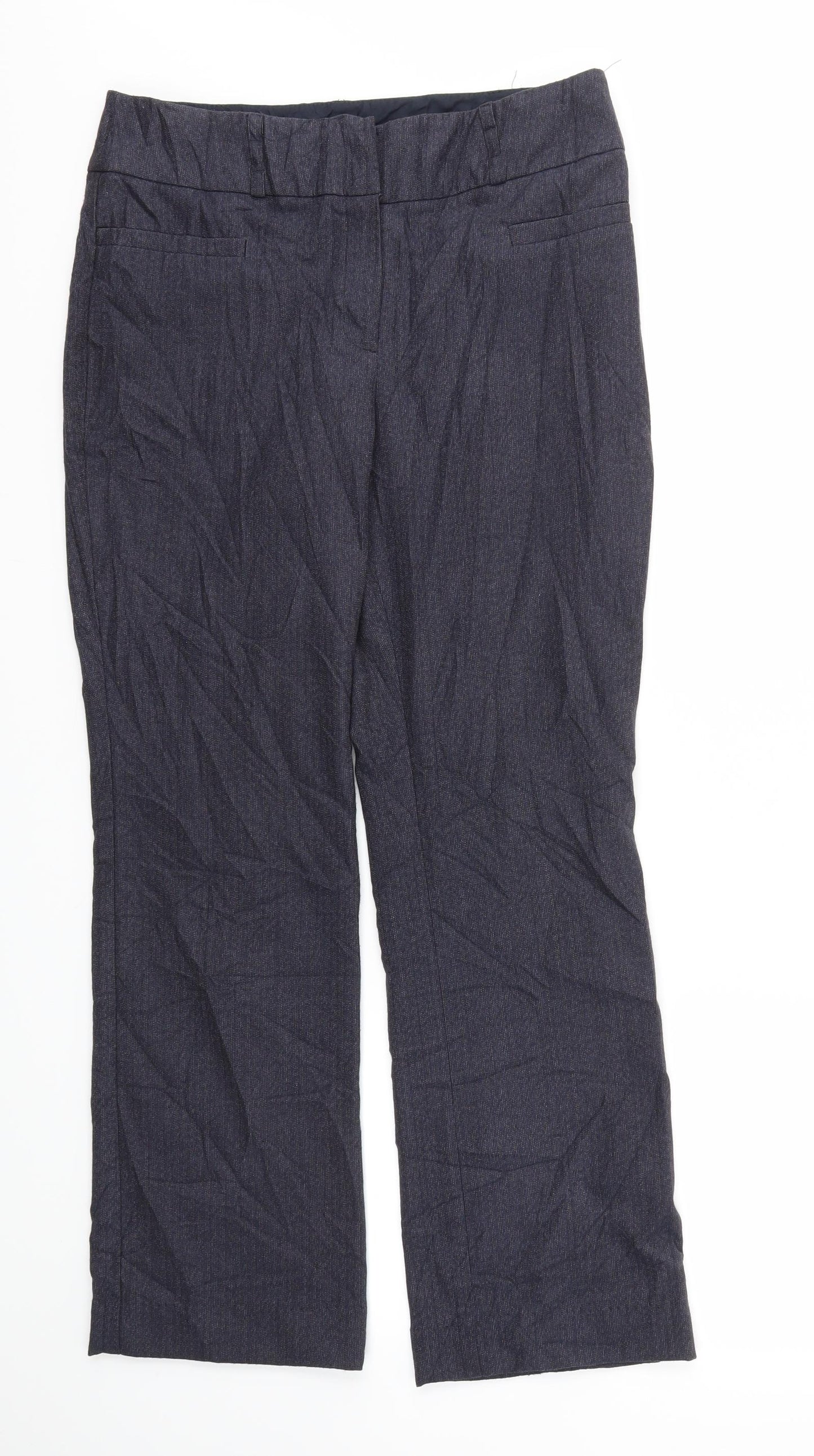 Womens UK Size 10 NEXT Regular Fit  Blue Trousers