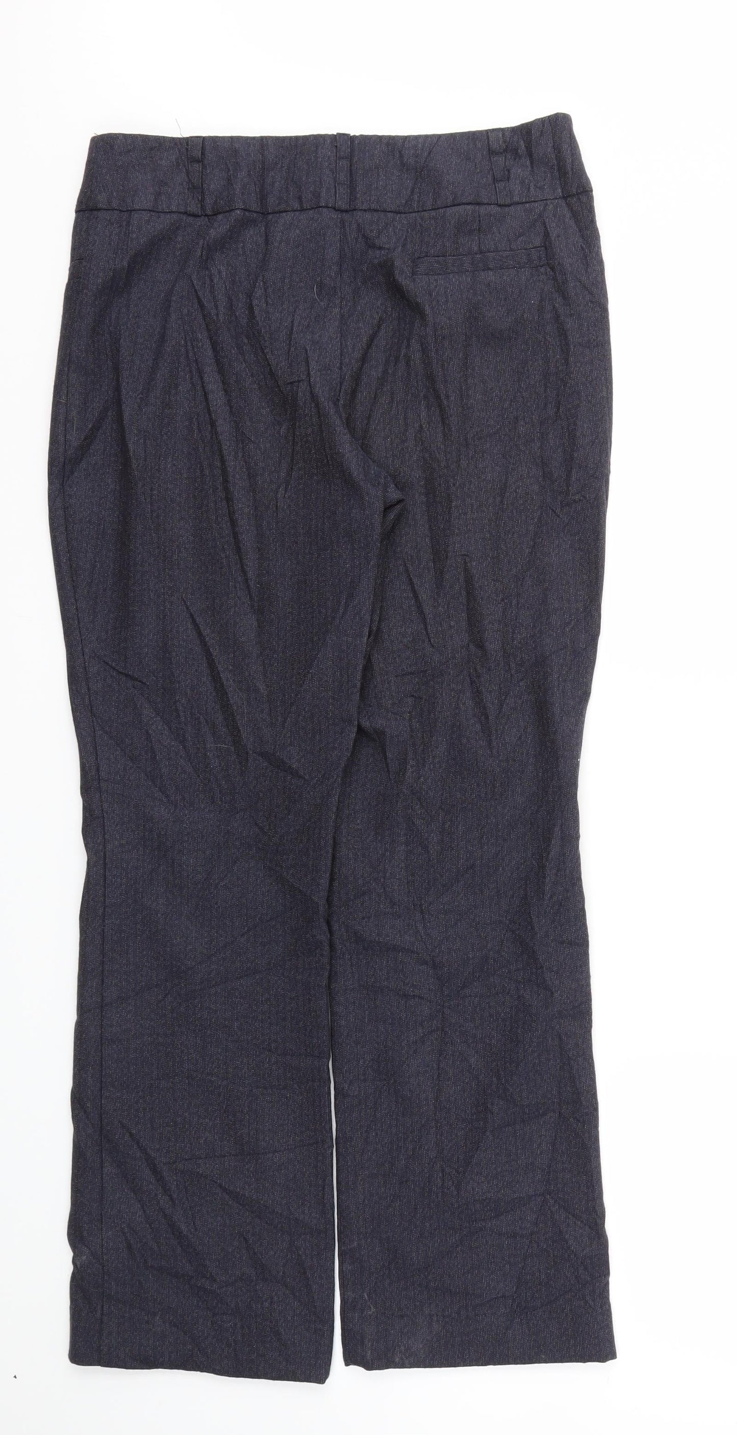 Womens UK Size 10 NEXT Regular Fit  Blue Trousers
