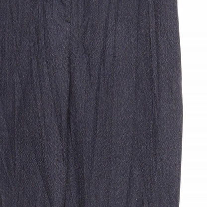 Womens UK Size 10 NEXT Regular Fit  Blue Trousers