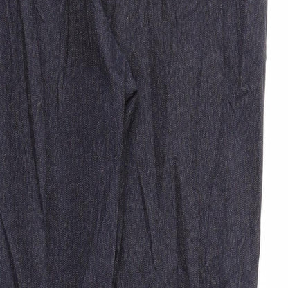 Womens UK Size 10 NEXT Regular Fit  Blue Trousers
