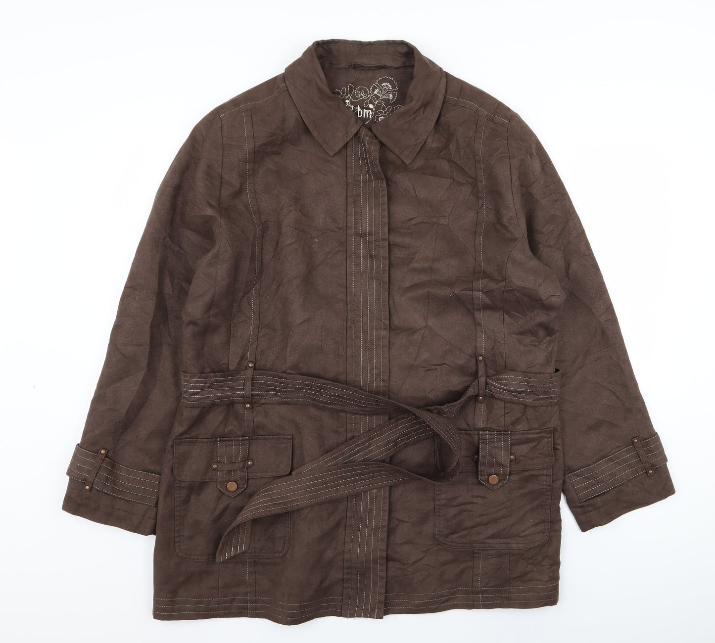 Womens UK Size L BM Brown Jacket
