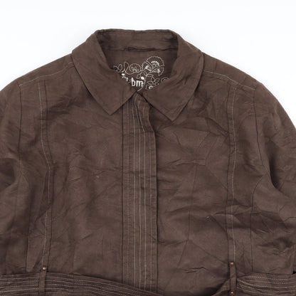 Womens UK Size L BM Brown Jacket