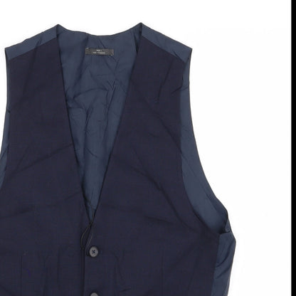 Mens UK Size S M&S Regular Blue Suit Jacket