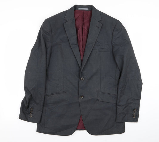 Mens UK Size 38 M&S Regular Grey Suit Jacket