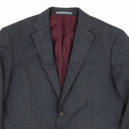 Mens UK Size 38 M&S Regular Grey Suit Jacket