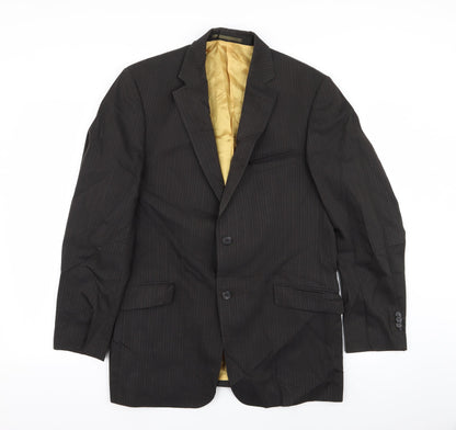 Mens UK Size 40 hugo james Regular Black Suit Jacket
