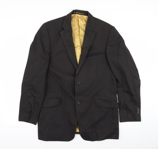 Mens UK Size 40 hugo james Regular Black Suit Jacket