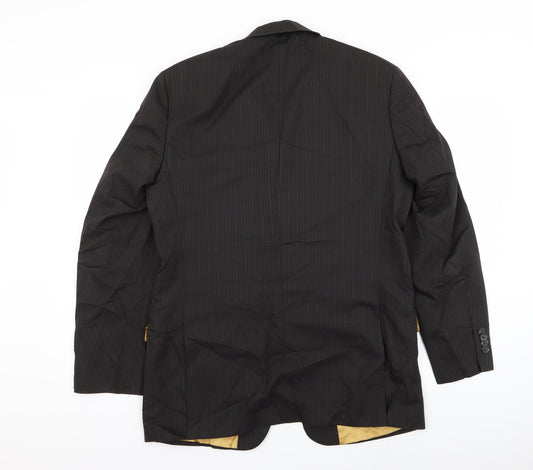 Mens UK Size 40 hugo james Regular Black Suit Jacket