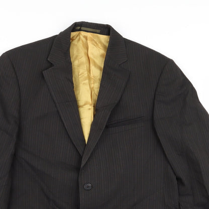 Mens UK Size 40 hugo james Regular Black Suit Jacket
