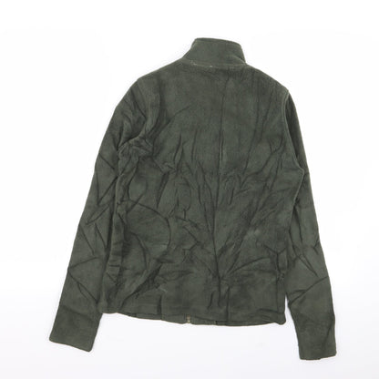 psi Womens Green   Full Zip Jumper Size 8