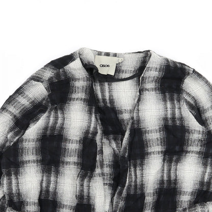 ASOS Womens Multicoloured Check  Jacket Blazer Size 16