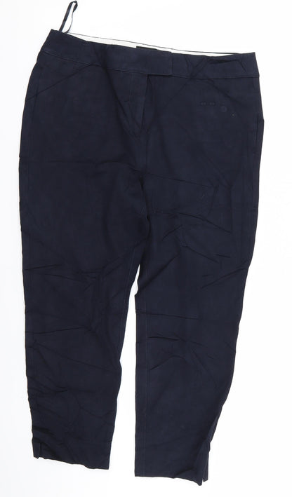 Womens UK Size 14 NEXT Regular Fit  Blue Trousers
