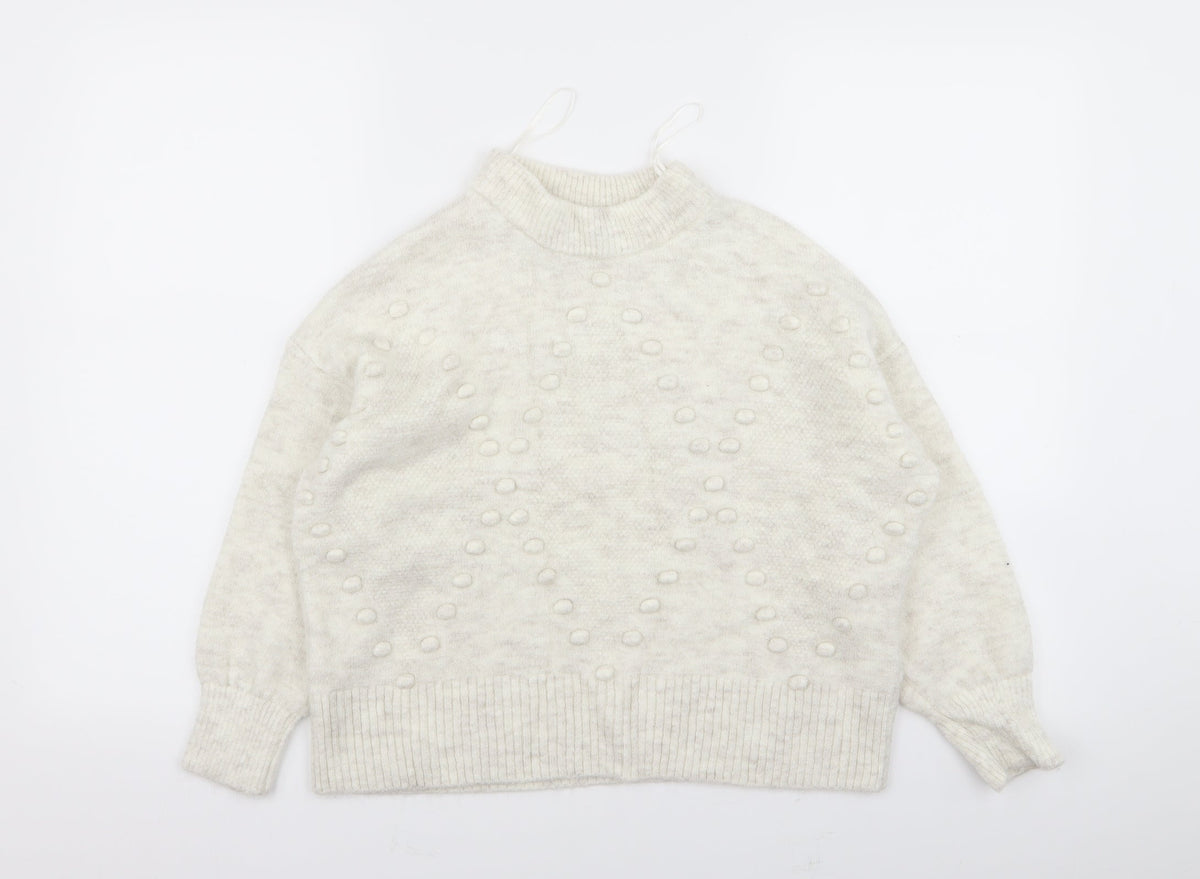 F&F Womens White   Pullover Jumper Size 6