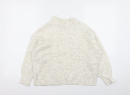 F&F Womens White   Pullover Jumper Size 6
