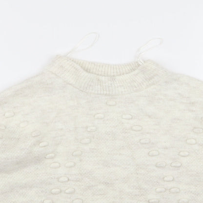 F&F Womens White   Pullover Jumper Size 6