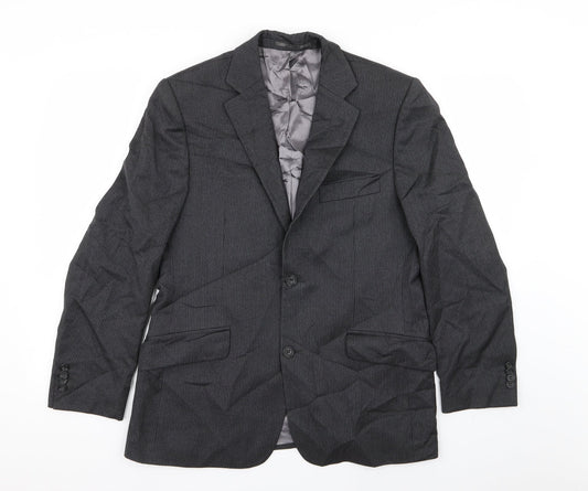 Mens UK Size 38 Paul Costelloe Regular Grey Suit Jacket