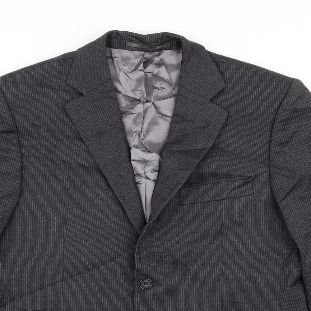 Mens UK Size 38 Paul Costelloe Regular Grey Suit Jacket