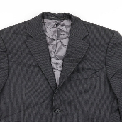 Mens UK Size 38 Paul Costelloe Regular Grey Suit Jacket