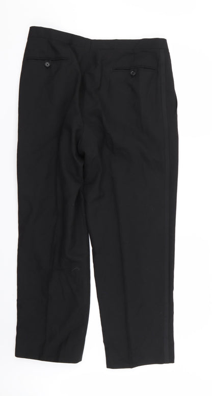 Preworn Mens Black   Trousers  Size 32 in L28 in