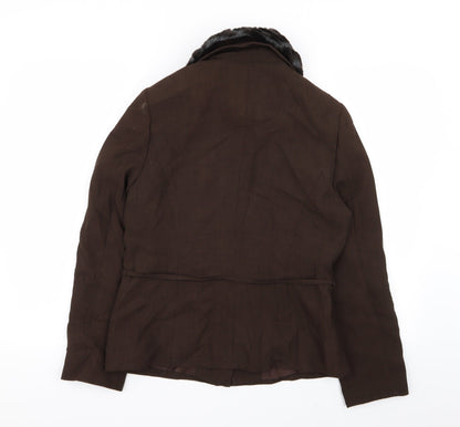 ccdk Womens Brown   Jacket Blazer Size 14