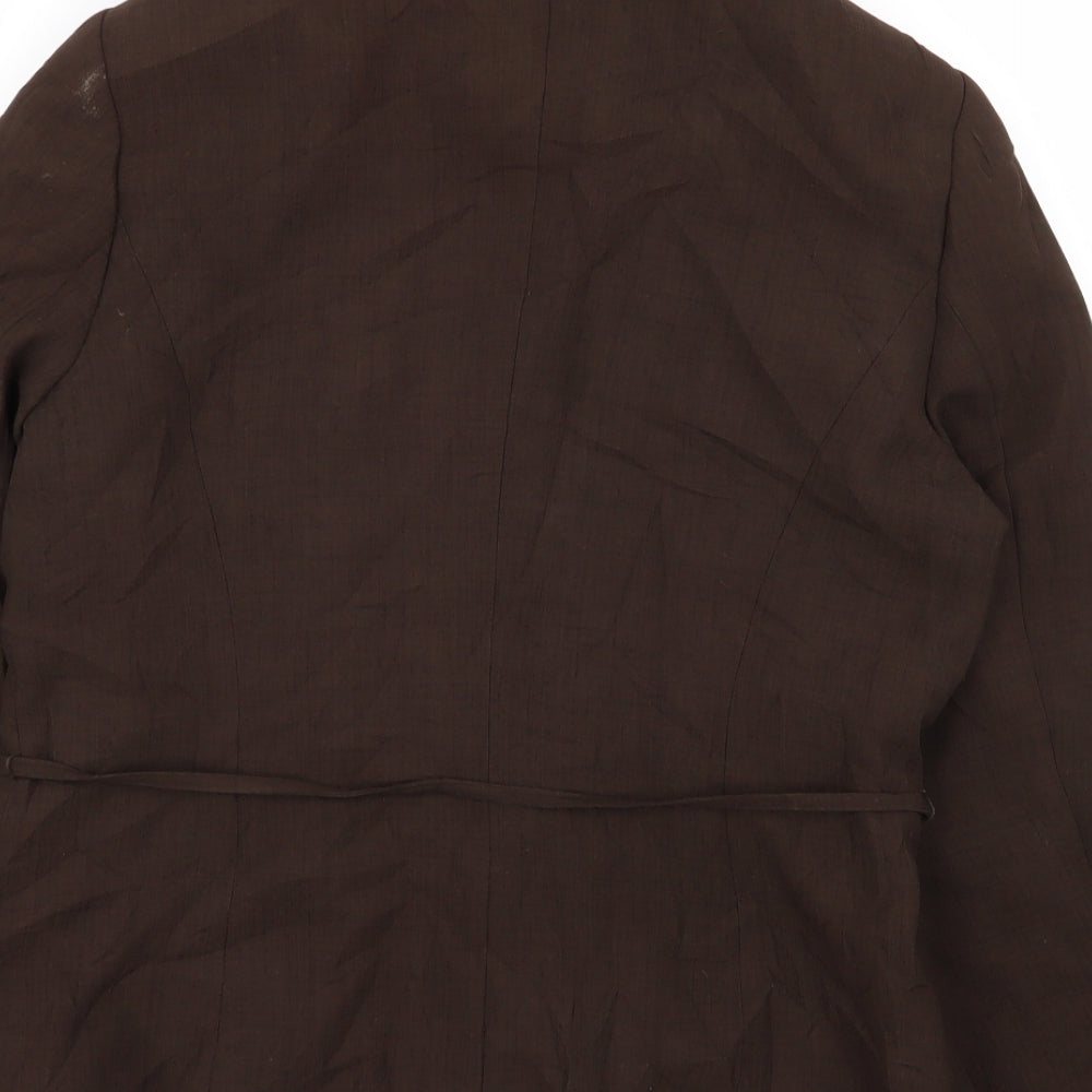 ccdk Womens Brown   Jacket Blazer Size 14
