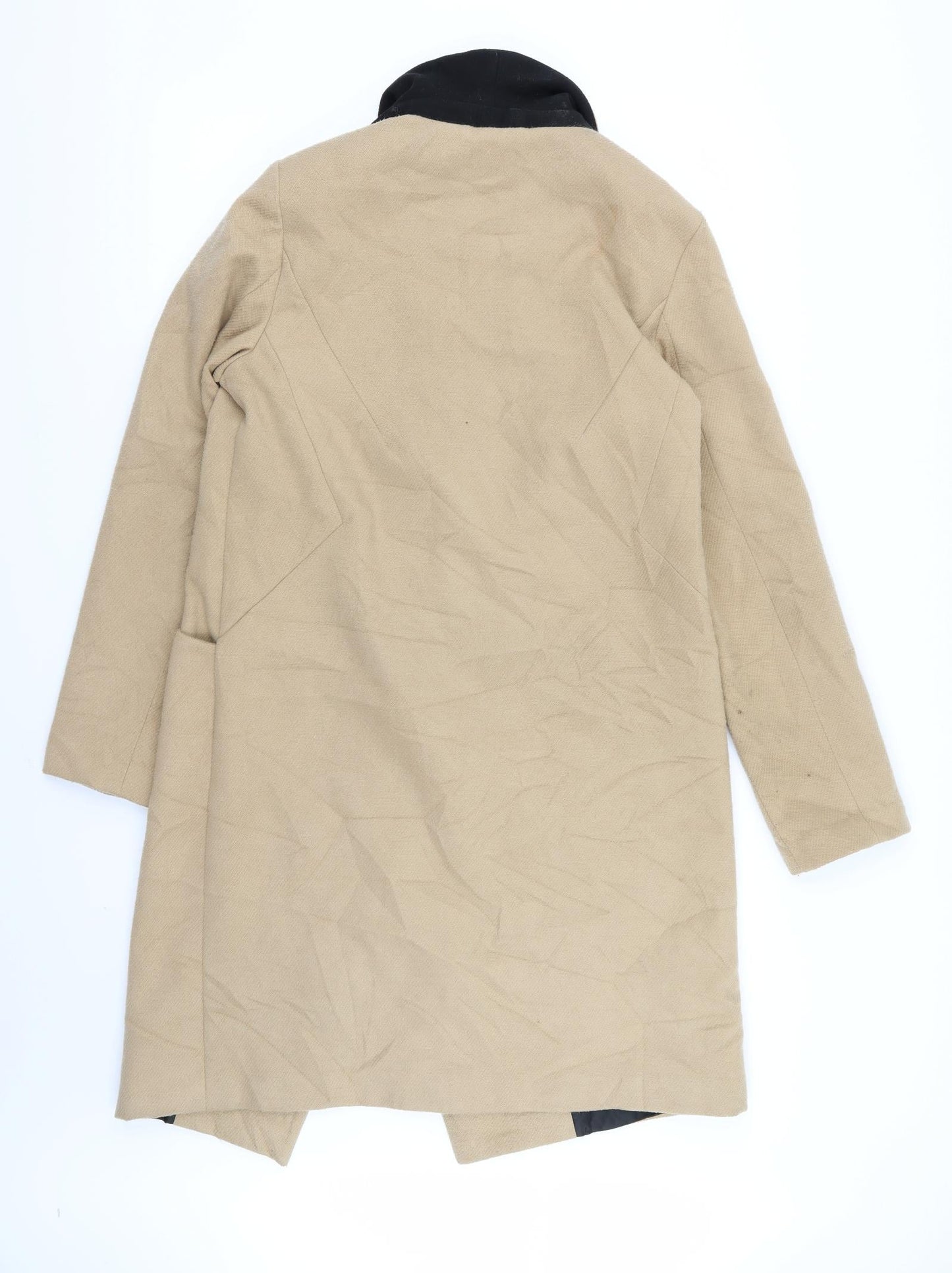 Womens UK Size M Oasis Beige Overcoat
