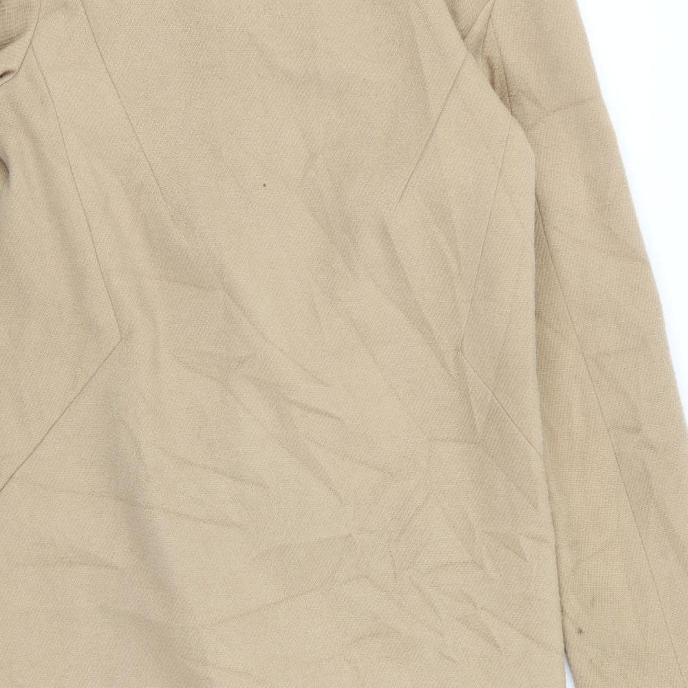 Womens UK Size M Oasis Beige Overcoat