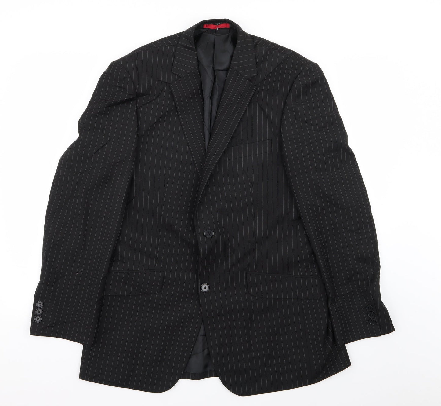 Mens UK Size 38 Burton Regular Black Suit Jacket