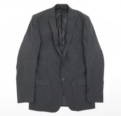 Mens UK Size 38 M&S Regular Grey Suit Jacket