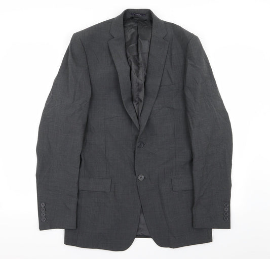 Mens UK Size 38 M&S Regular Grey Suit Jacket